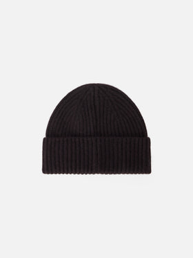Berretto Wengen marrone in cashmere