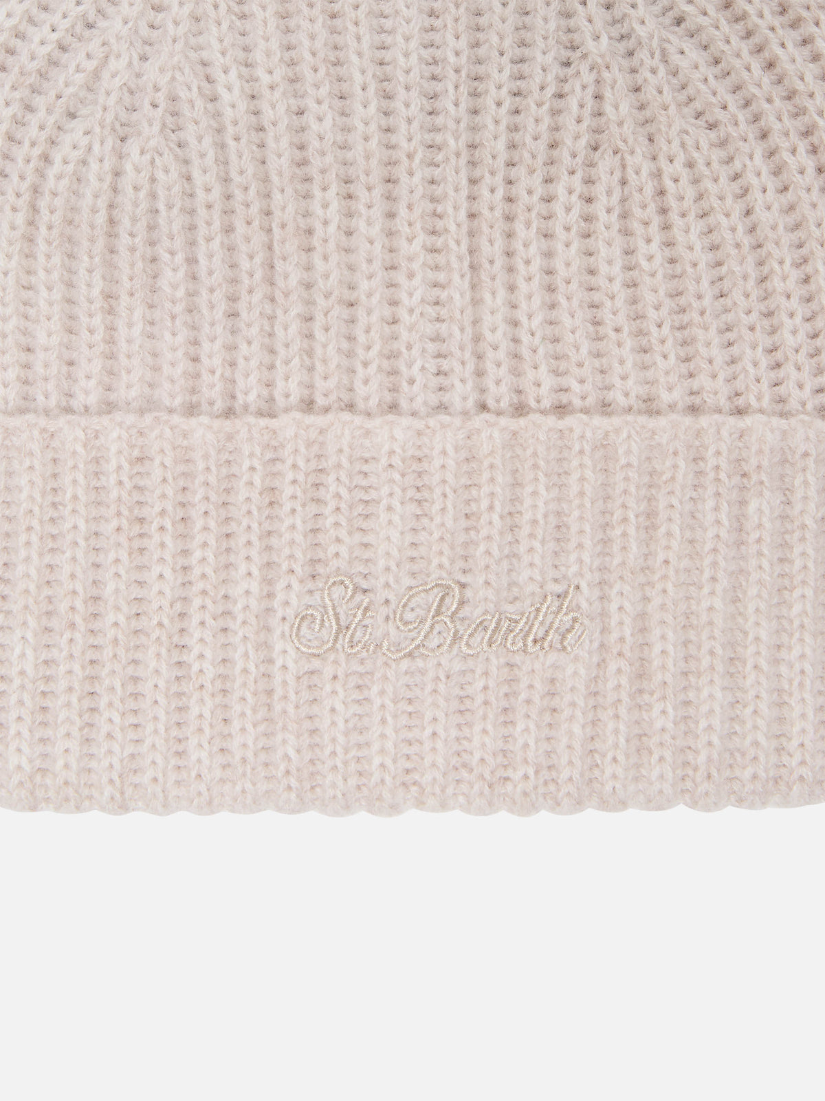 Beige Wengen cashmere beanie
