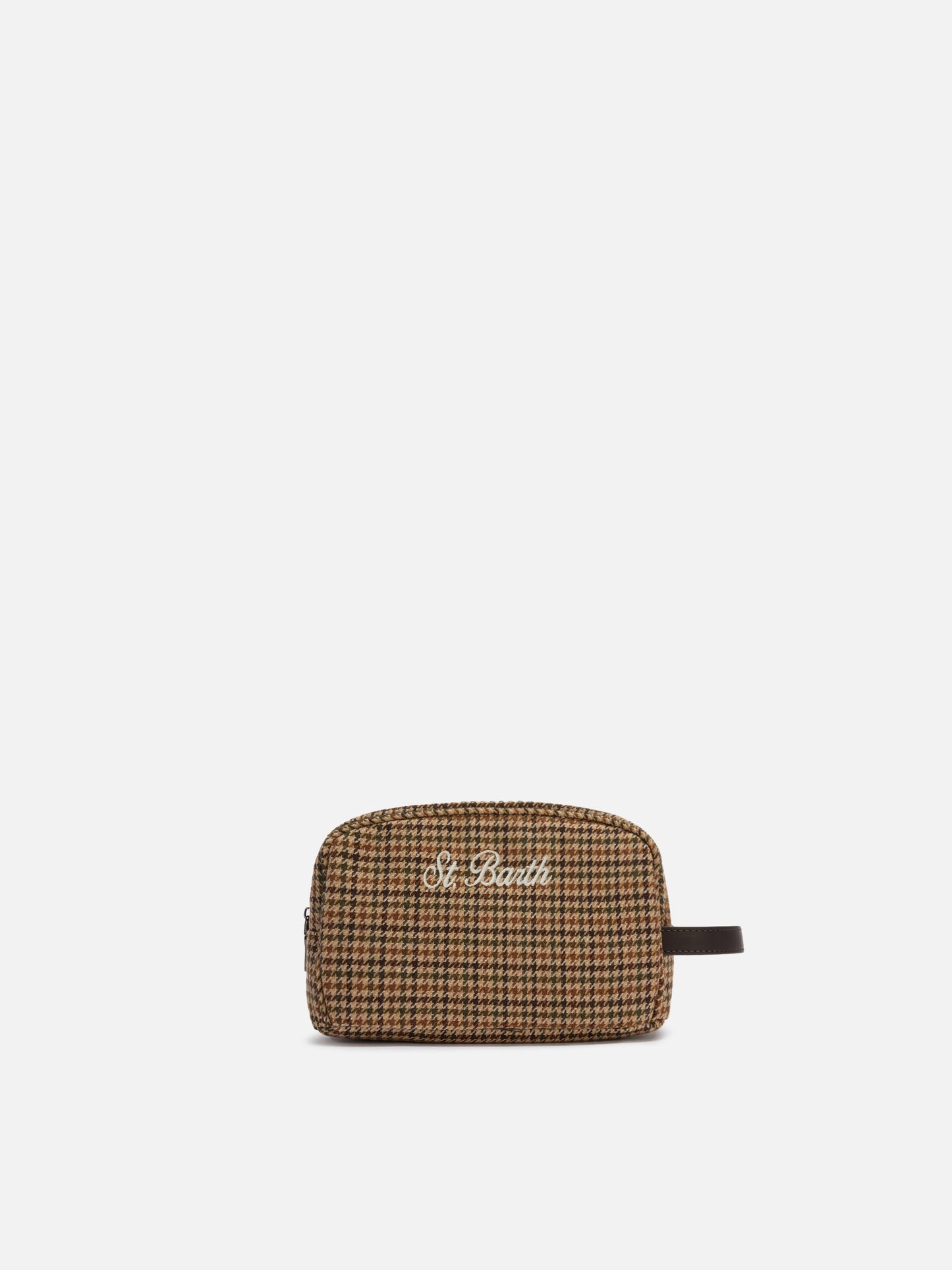 Westwood Schminkkoffer aus Wollmischung mit Hahnentrittmuster