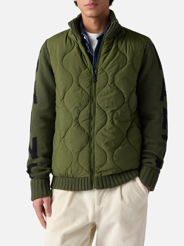 Whistler military green padded jacket