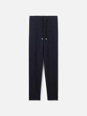 Pantalon en maille bleu marine Walton 