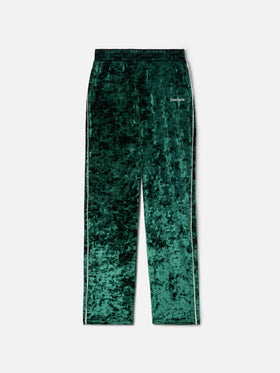Yvonne green chenille pants