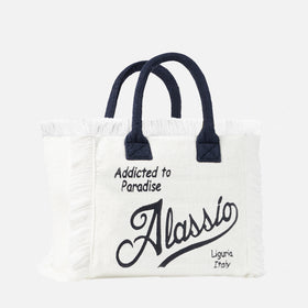 Vanity terry shoulder bag with Alassio embroidery - MC2 Saint Barth