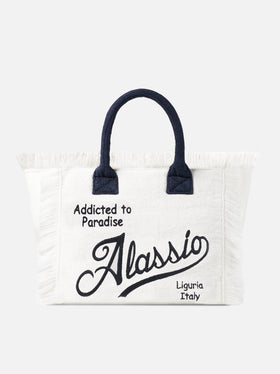 Vanity terry shoulder bag with Alassio embroidery - MC2 Saint Barth