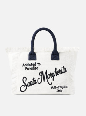 Vanity terry shoulder bag with Santa Margherita embroidery - MC2 Saint Barth