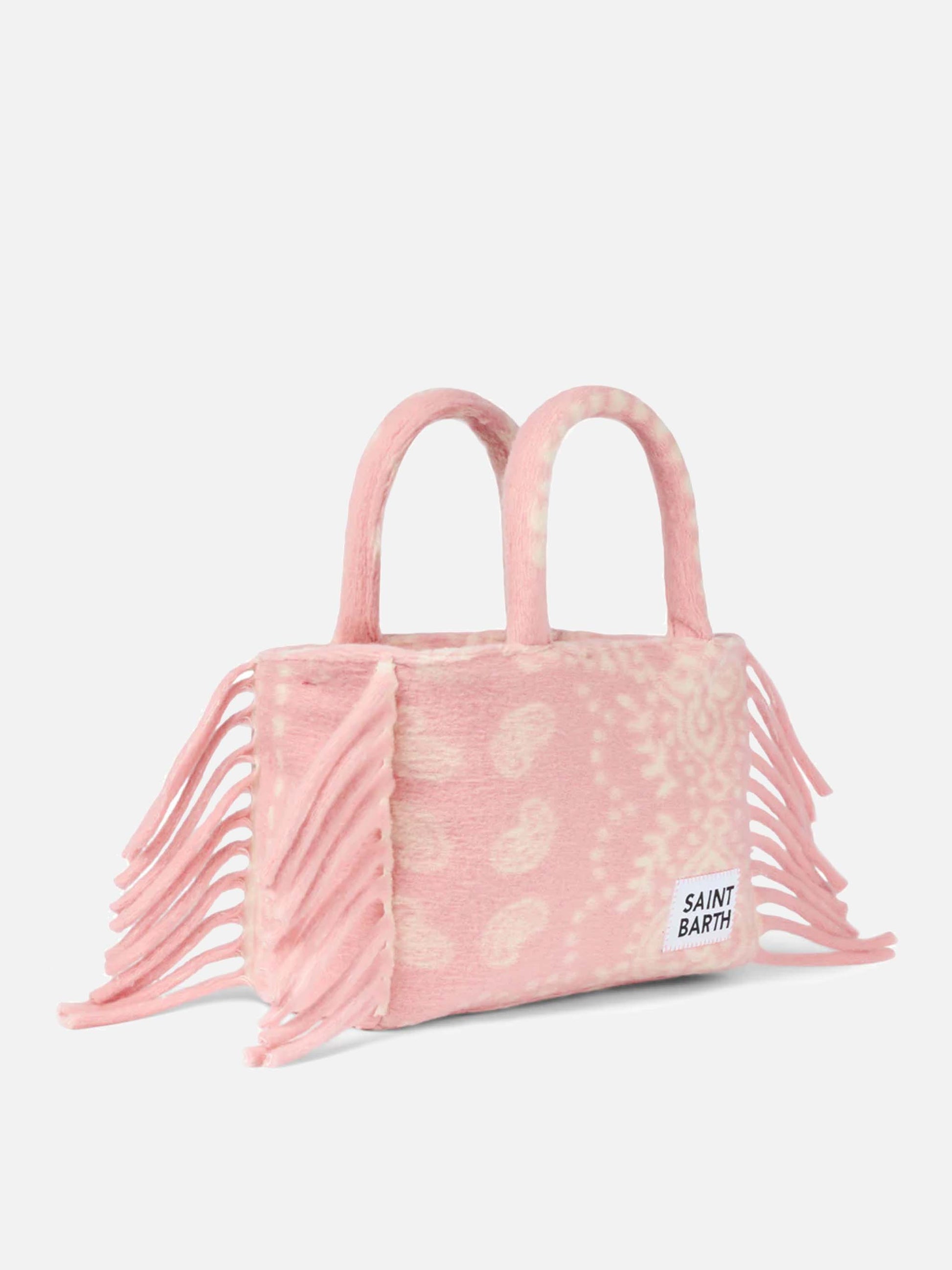 Colette blanket handbag with bandanna print - MC2 Saint Barth