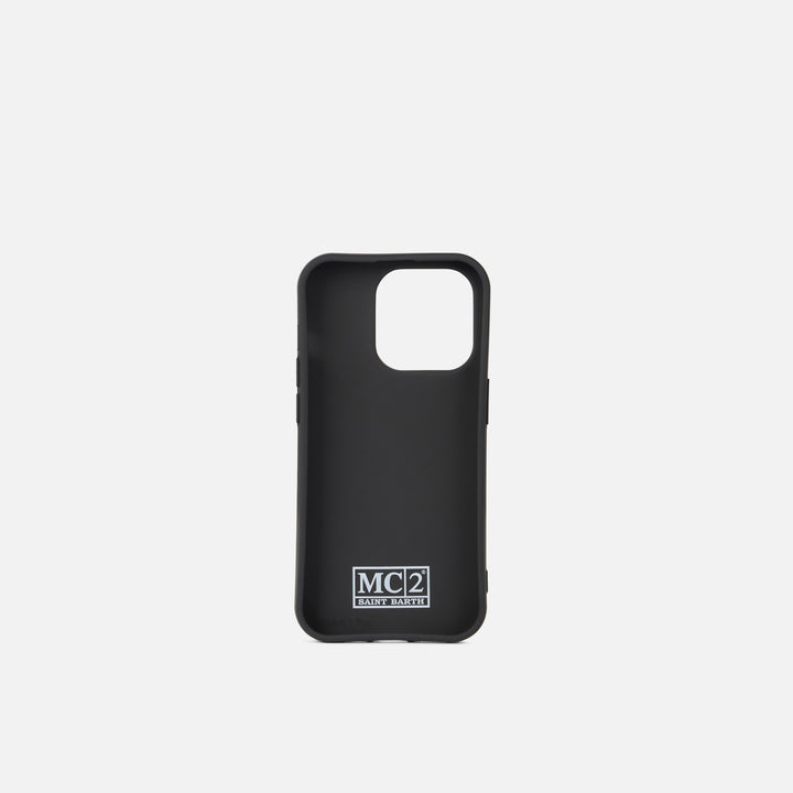 Cover for iPhone 14 Pro with bandanna print - MC2 Saint Barth