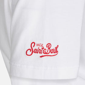 Boy cotton t-shirt with Devil Bart print | THE SIMPSONS SPECIAL EDITION - MC2 Saint Barth