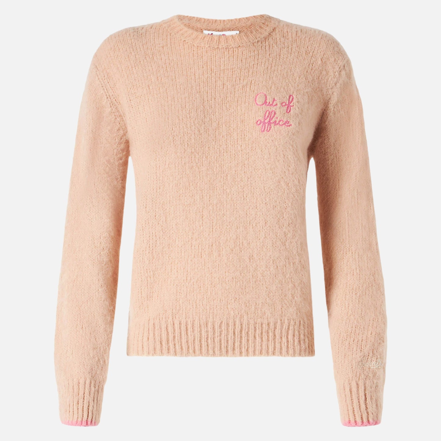 Jersey New Queen Soft beige con bordado Out of office 