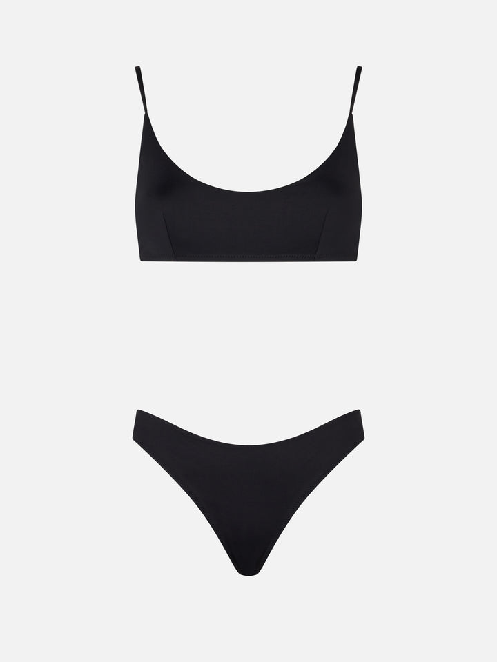 Judy Elise black bralette bikini