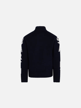 Boy blue padded jacket - MC2 Saint Barth