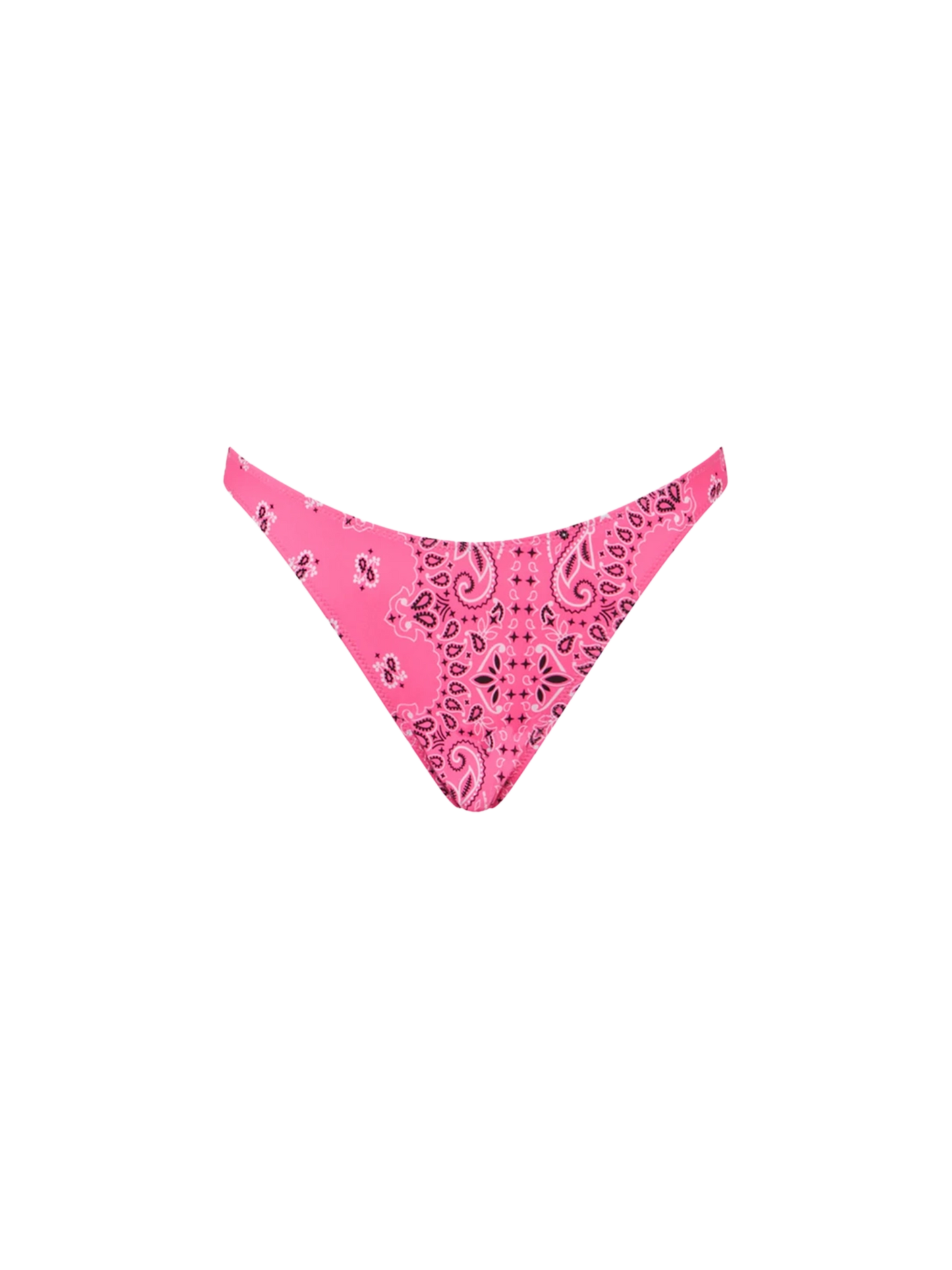 Woman cheeky swim briefs with bandanna print - MC2 Saint Barth