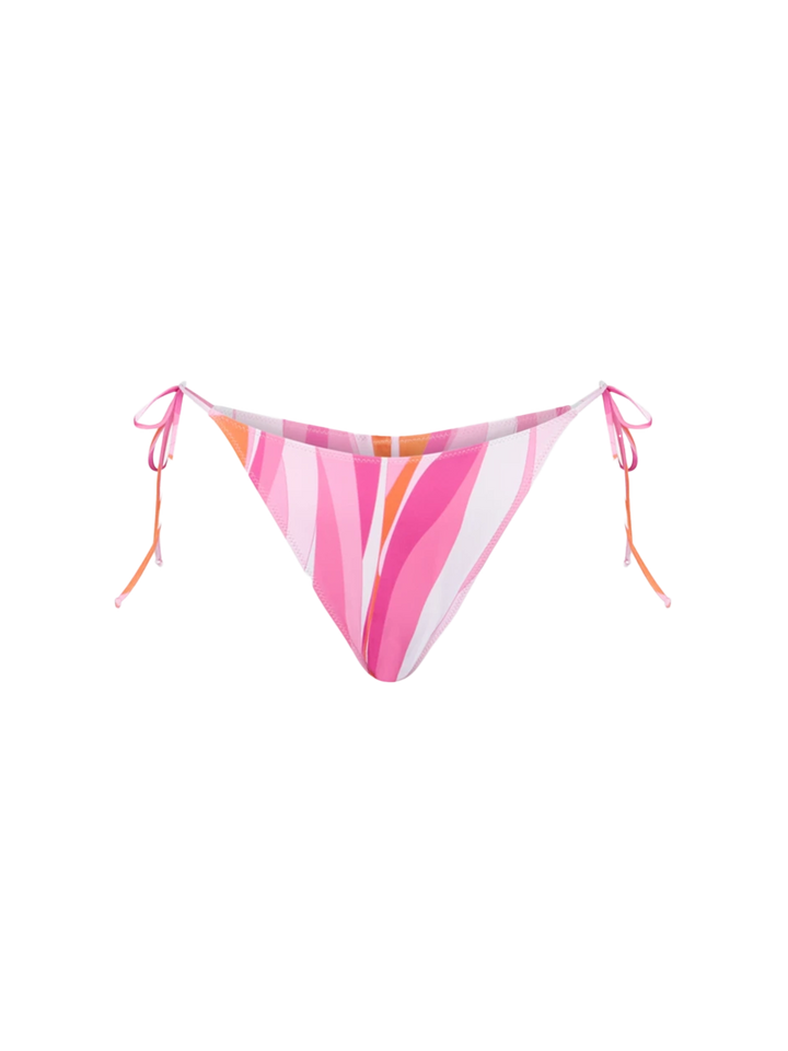 Norah cheeky swim briefs with wave pattern