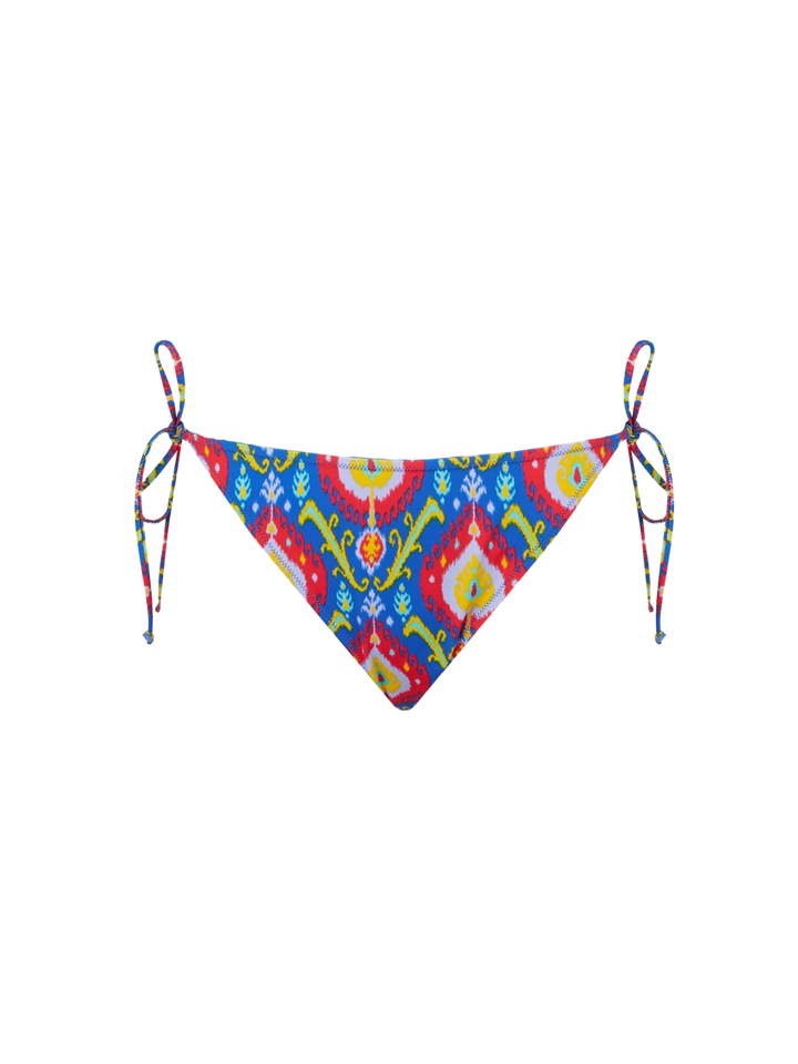 Woman swim briefs with multicolor ikat print - MC2 Saint Barth