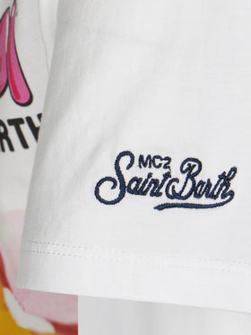 Boy cotton t-shirt with ducky Big Babol print | BIG BABOL® SPECIAL EDITION - MC2 Saint Barth