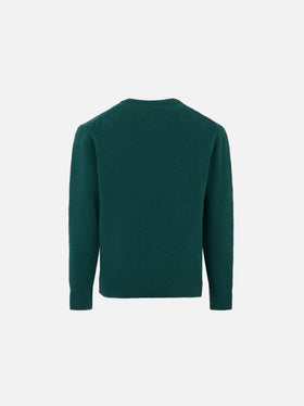 Boy crewneck donegal sweater with country dog jacquard - MC2 Saint Barth