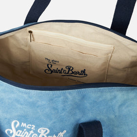 Travel duffel  denim bag Jetleg Round