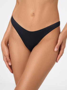 Schwarze, freche Damen-Badehose