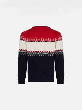 Boy sweater with Cortina lettering - MC2 Saint Barth