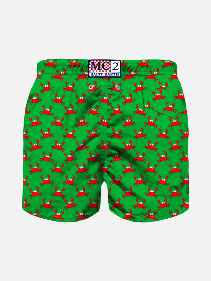Badeshorts für Jungen mit Krabbenprint