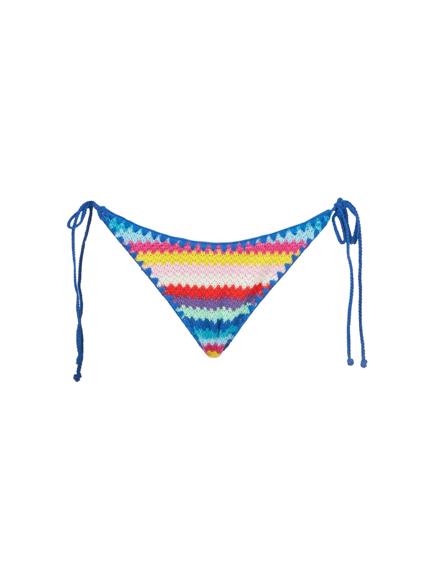 Woman crochet swim briefs with adjustable side laces - MC2 Saint Barth