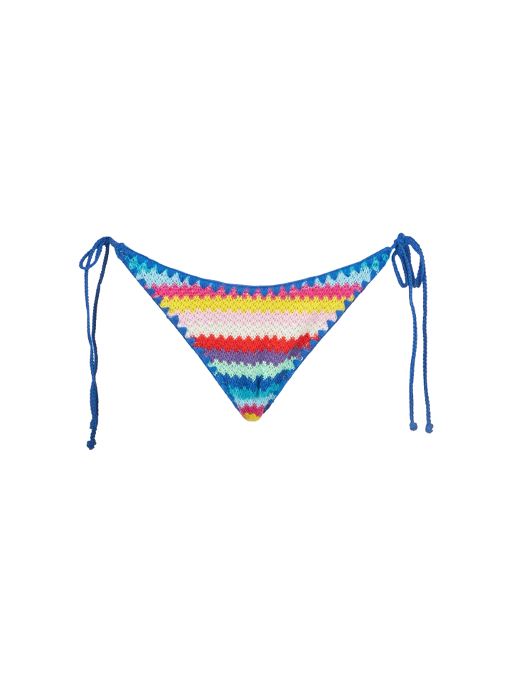 Häkel-Badehose für Damen mit verstellbaren seitlichen Schnürsenkeln