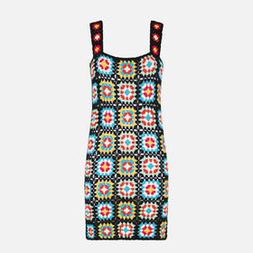 Woman multicolor crochet dress - MC2 Saint Barth