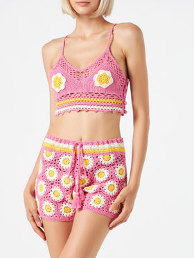 Daisy crochet top - MC2 Saint Barth