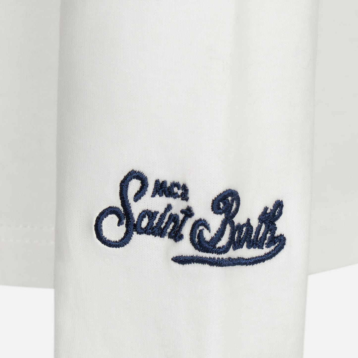 Boy white t-shirt with dinosaur print - MC2 Saint Barth