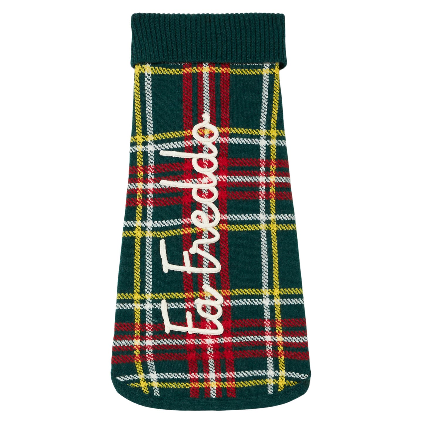 Dog sweater with tartan jacquard - MC2 Saint Barth
