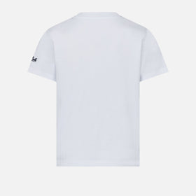 Girl t-shirt with Portami al mare! lettering - MC2 Saint Barth
