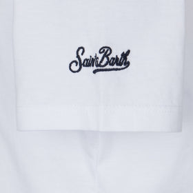 Girl t-shirt with Portami al mare! lettering - MC2 Saint Barth