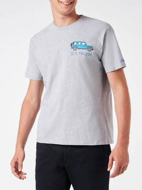 Man heavy cotton t-shirt with Sex Machine embroidery - MC2 Saint Barth