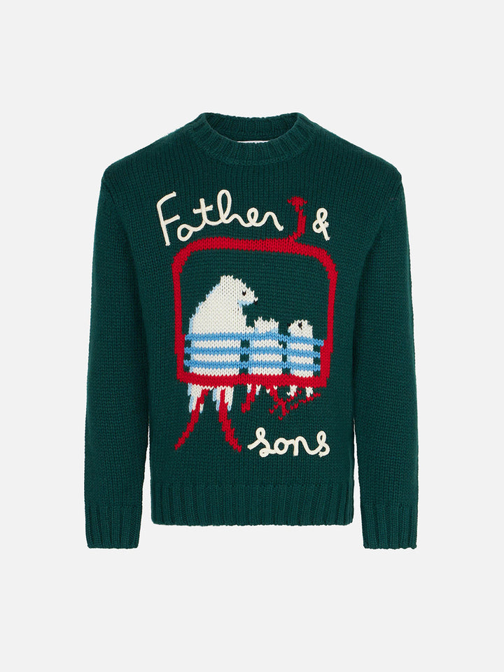 Boy sweater with bears embroidery - MC2 Saint Barth