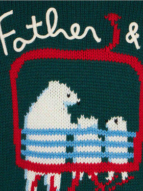 Boy sweater with bears embroidery - MC2 Saint Barth
