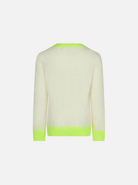 Boy crewneck sweater with handmade embroidery - MC2 Saint Barth