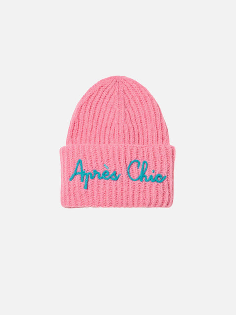 Girl brushed and ultra soft beanie with Apres Chic embroidery - MC2 Saint Barth