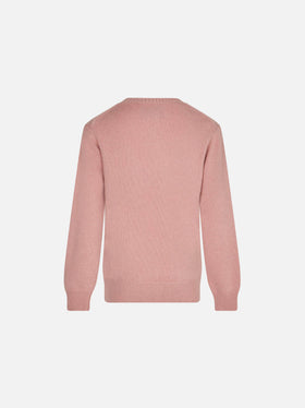 Girl crewneck sweater with dog print - MC2 Saint Barth
