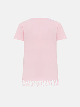 Abbey dress with fringes and terry patch - MC2 Saint Barth