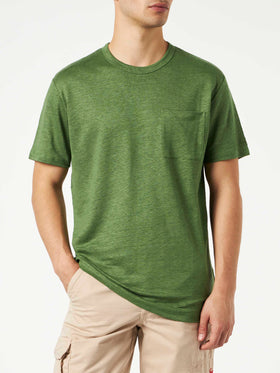 Man linen jersey t-shirt - MC2 Saint Barth