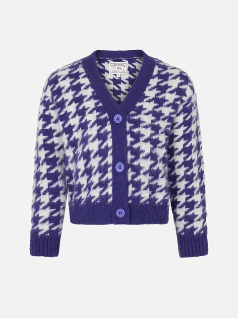 Girl crop cardigan with jewel buttons - MC2 Saint Barth