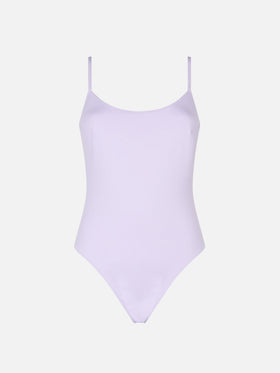 Lilac one piece swimsuit - MC2 Saint Barth