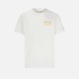 Man cotton t-shirt with Magnum Marine Saint Barth print - MC2 Saint Barth
