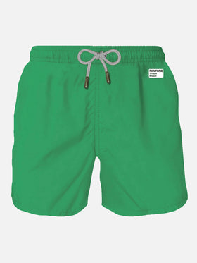 Herren-Badeshorts in Grün | PANTONE™ SPECIAL EDITION 