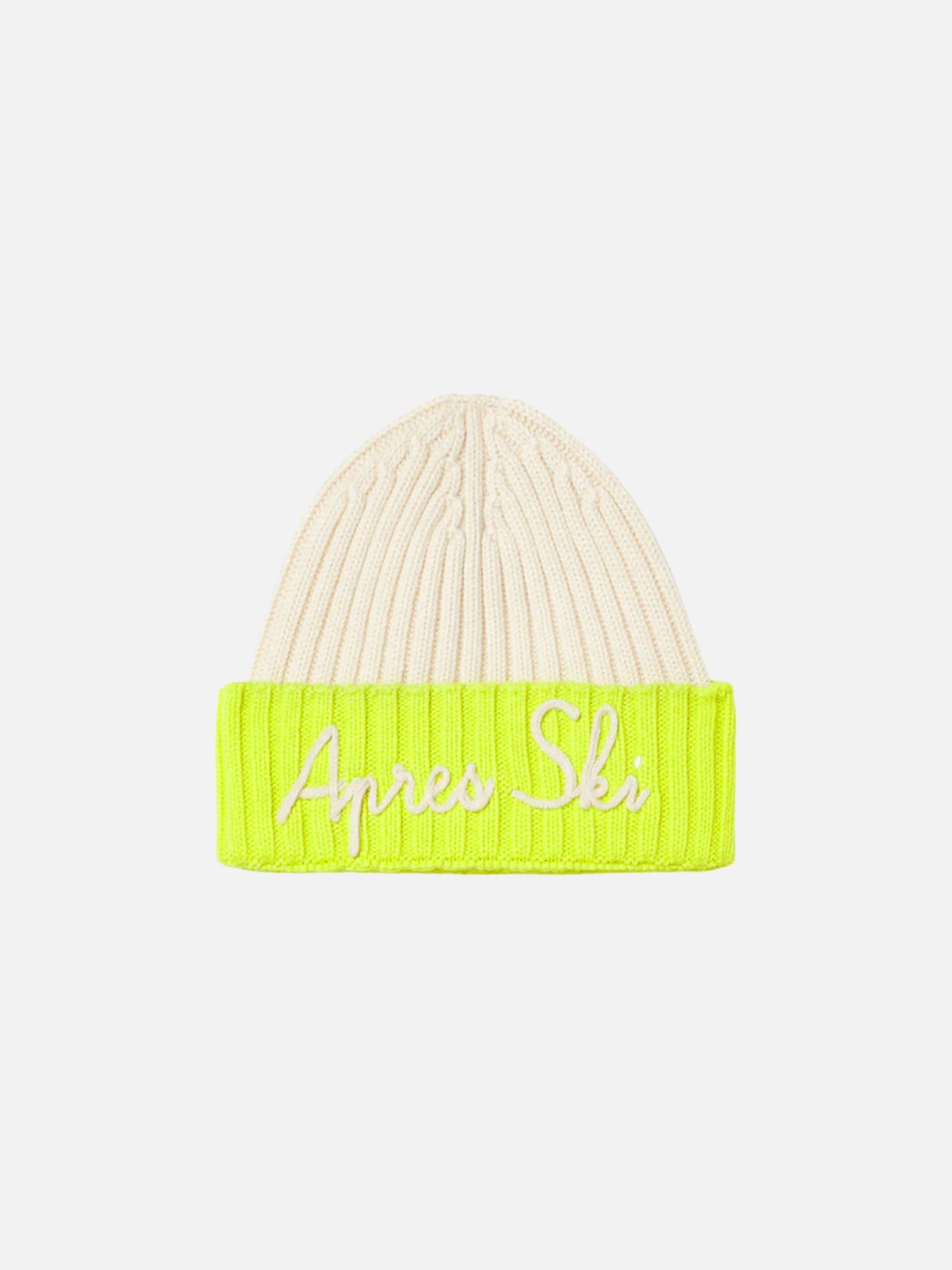 Man knit beanie with Apres ski embroidery - MC2 Saint Barth