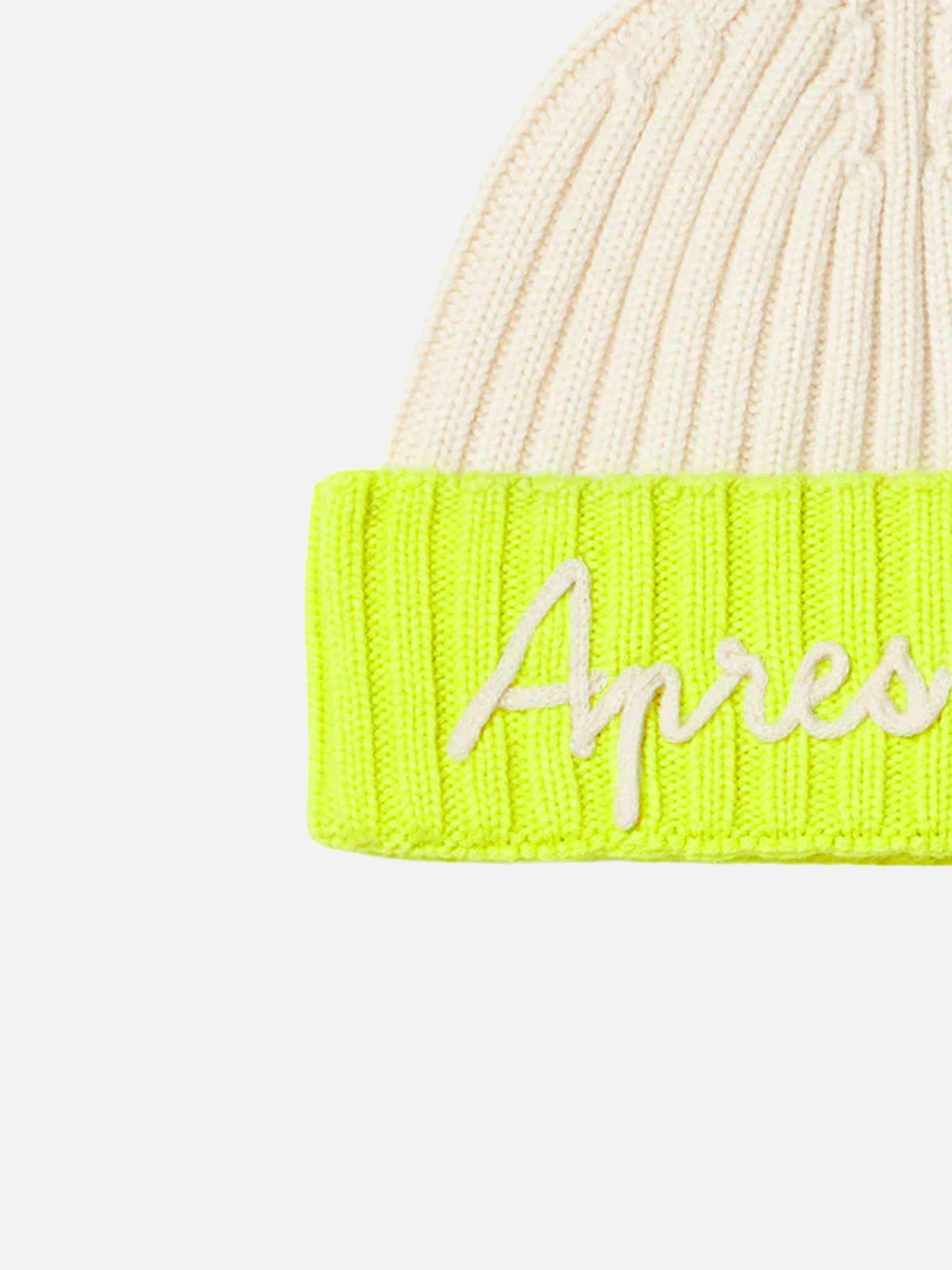 Man knit beanie with Apres ski embroidery - MC2 Saint Barth