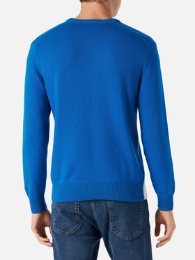 Herrenpullover mit Bergpostkarte