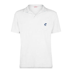 Man white cotton terry polo - MC2 Saint Barth