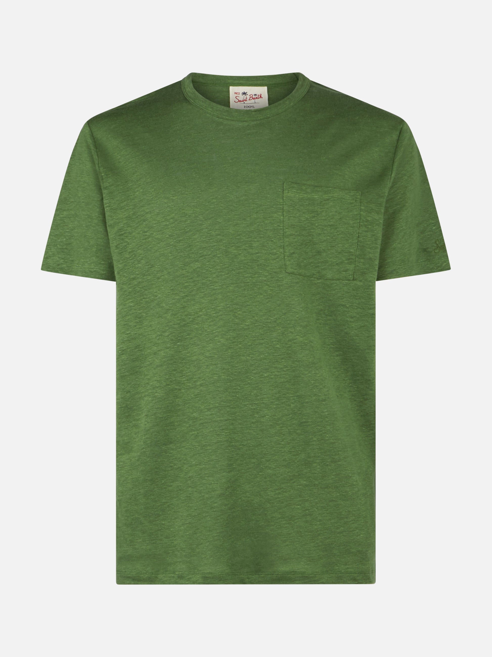 Man linen jersey t-shirt - MC2 Saint Barth