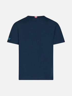 Boy cotton t-shirt with St. Barth Champion Minions print | MINIONS SPECIAL EDITION - MC2 Saint Barth
